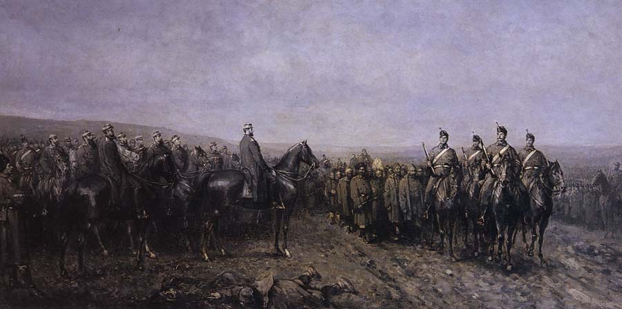 Nicolae Grigorescu Prince Carol Visiting the Turkish Prisoners